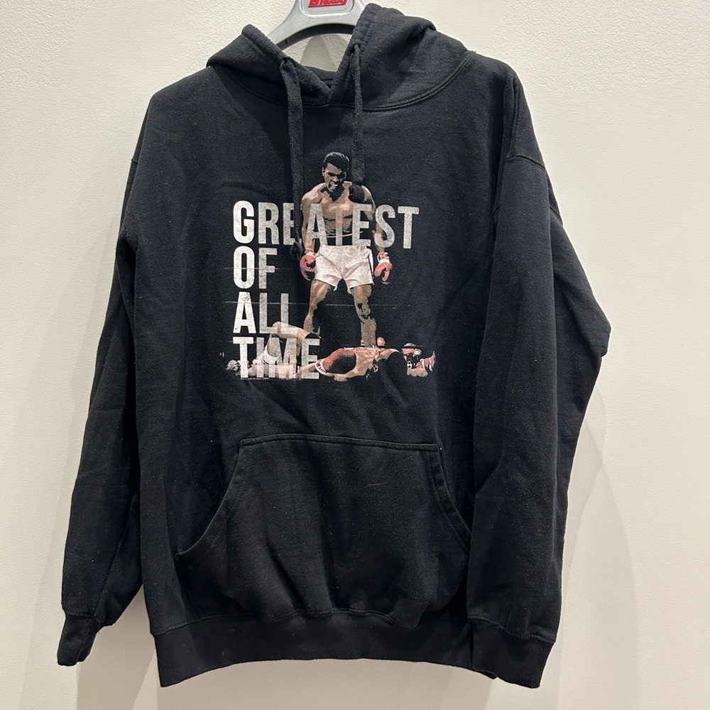 Black Graphic Hoodie